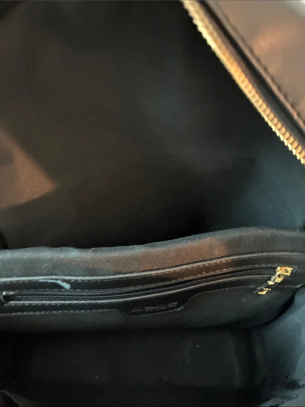 bebe Black Quilted Crossbody with Matching Black Backpack